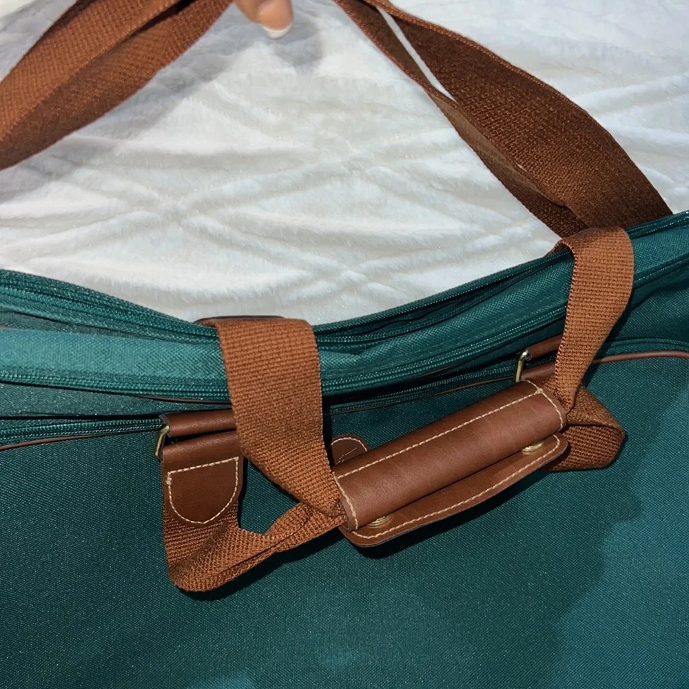 Ralph Lauren travel bag green and brown new without tag